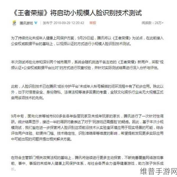 王者荣耀人脸识别验证攻略与趣味玩法大揭秘