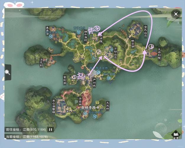 一梦江湖杀机四伏地图攻略全解析,探索武侠世界的隐秘奇遇