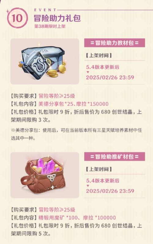 原神冒险助力礼包性价比深度剖析及趣味玩法揭秘