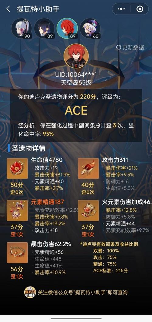 原神手游迪卢克主C攻略深度剖析,武器圣遗物精选与实战策略大揭秘