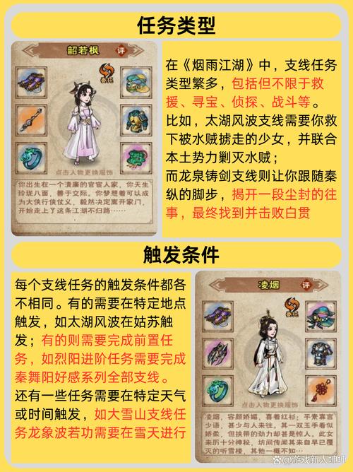 烟雨江湖陈元封天赋任务深度攻略及支线任务探索指南,解锁江湖奇遇