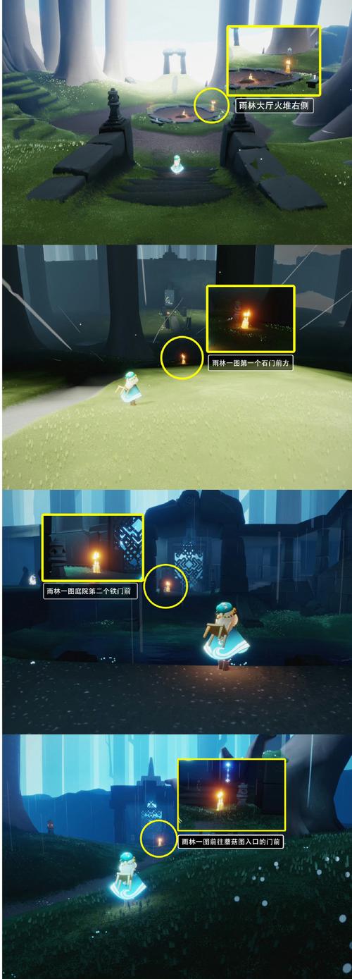 光遇蜡烛雨林位置全攻略,探索奇幻世界的秘密通道