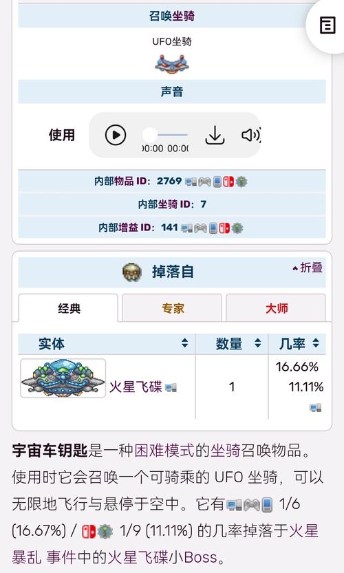 泰拉瑞亚手游资讯,揭秘UFO坐骑的获取与趣味玩法