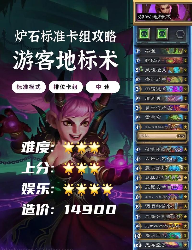 炉石传说堡垒下层冒险全攻略,1-3关通关卡组与趣味玩法揭秘