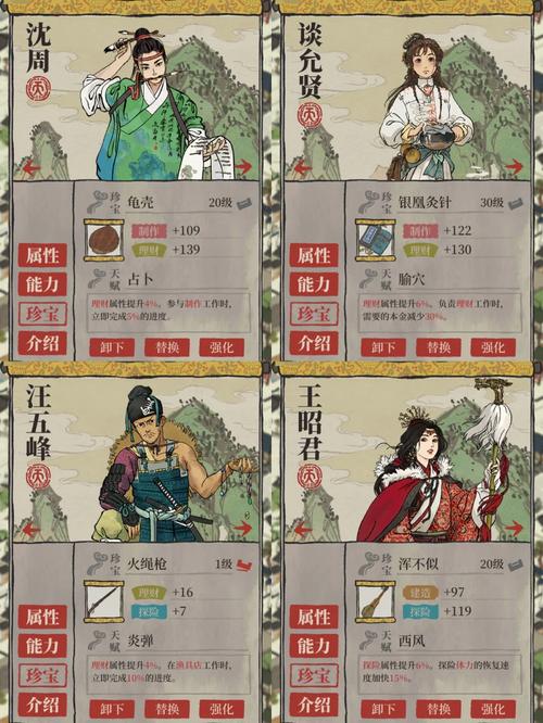 探索江南百景图,天级人物珍宝搭配秘籍大揭秘,打造你的古风梦幻水乡