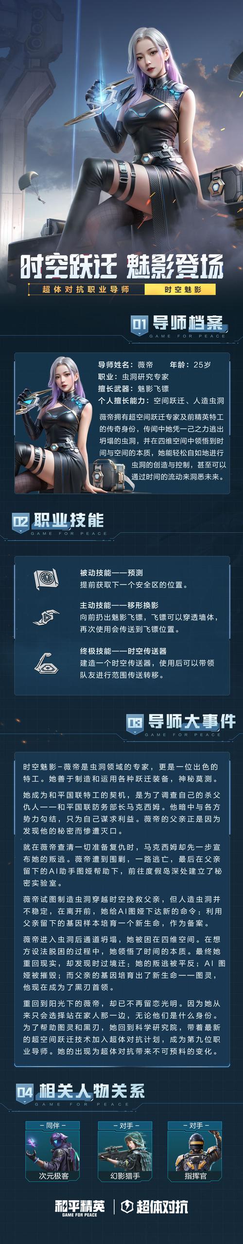 和平精英超体对抗职业技能全方位解析与趣味玩法一览