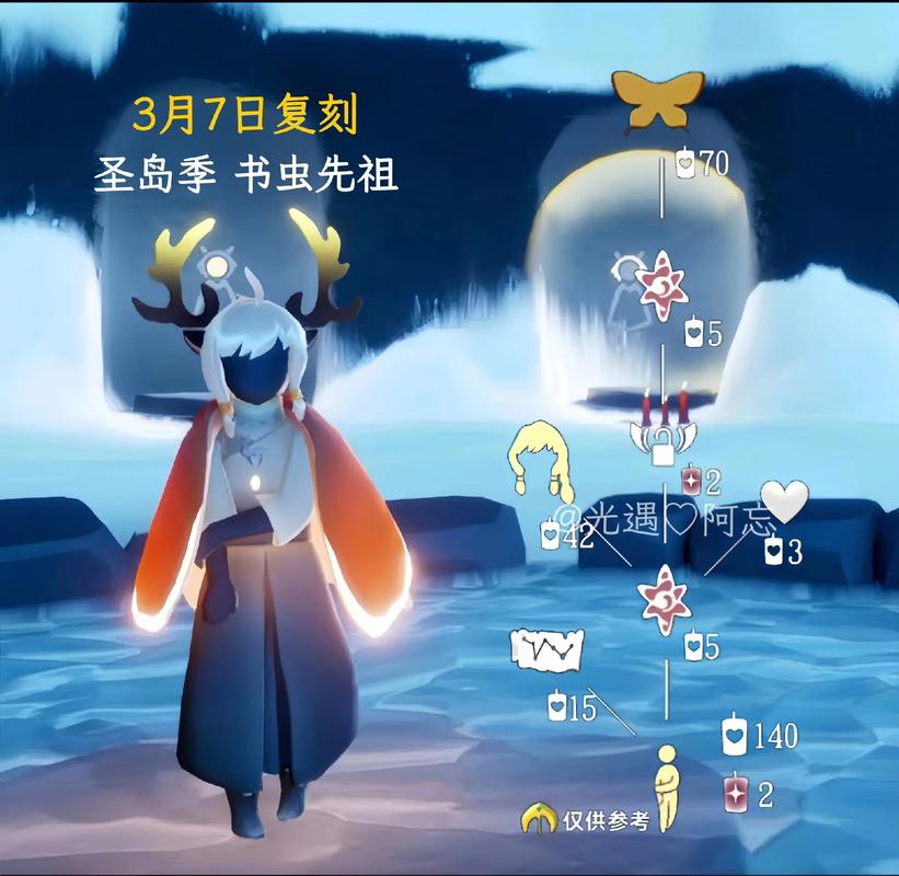 光遇手游探索指南，揭秘内秀书虫位置及趣味玩法