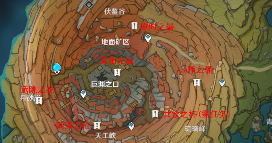 原神六块墓碑位置全揭秘及趣味玩法探索