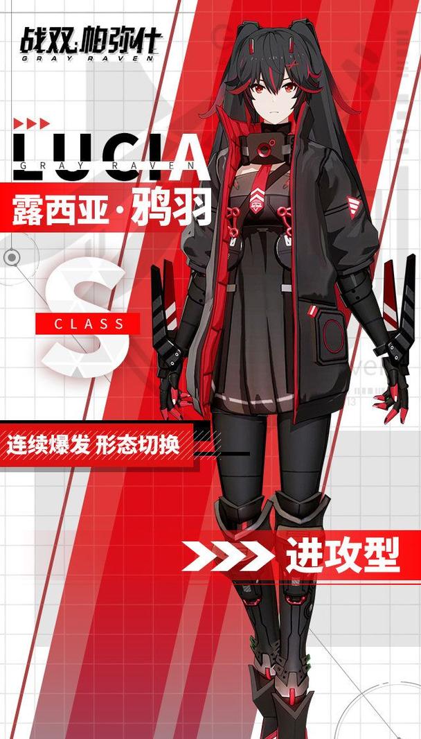 战双帕弥什露西亚·鸦羽深度解析,冰系女神的实战魅力与趣味玩法探索