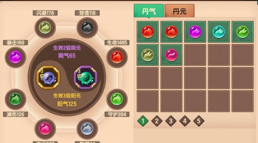 造梦无双内丹属性详解及趣味玩法探索