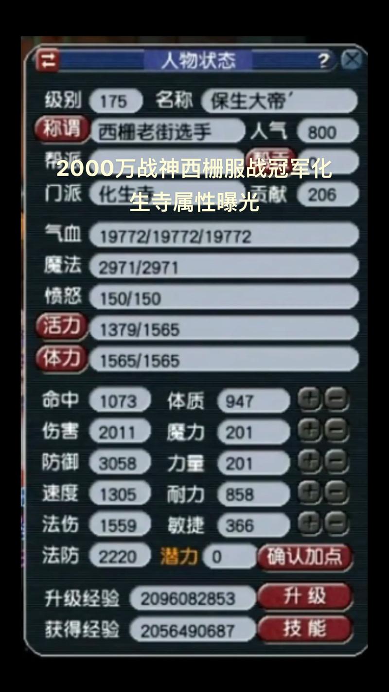 梦幻西游175级帮战化生寺最新属性面板数据全面解析及趣味玩法探索