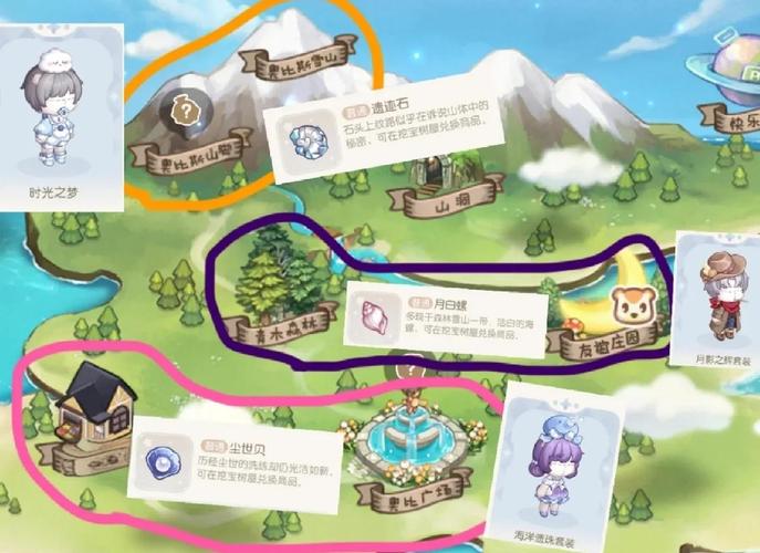 奥比岛手游熊猫阿达的信初寻之路,梦想国度第30天神秘位置大探秘