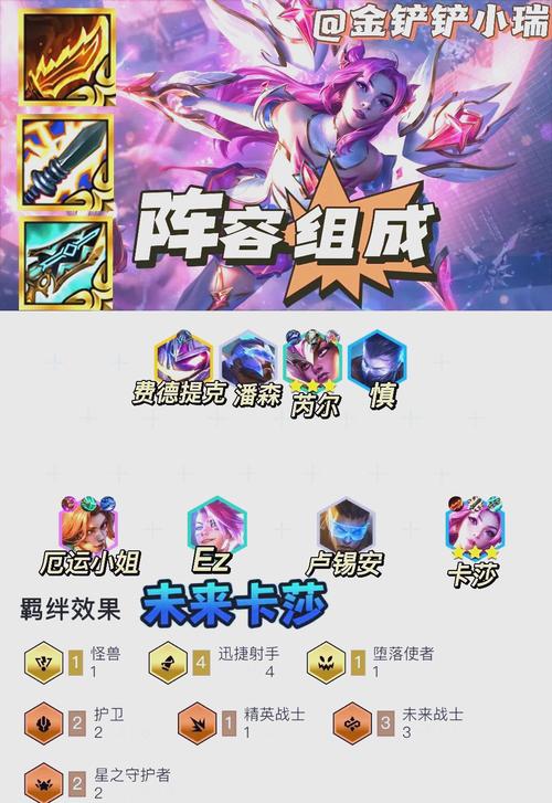 金铲铲之战KDA大腕卡莎阵容玩法全攻略详解,打造你的闪耀舞台