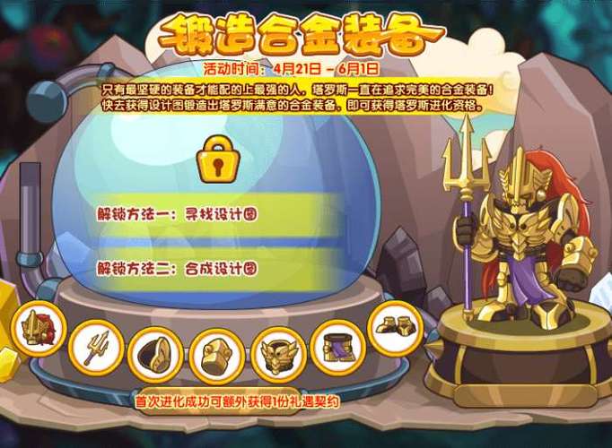 洛克王国锻造合金装备,黄金获取与趣味玩法全解析