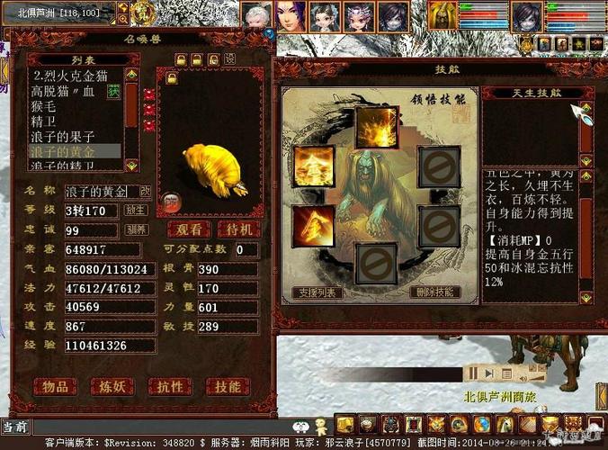 大话西游2手游资讯,黄金兽加点攻略大揭秘,纠结不再!
