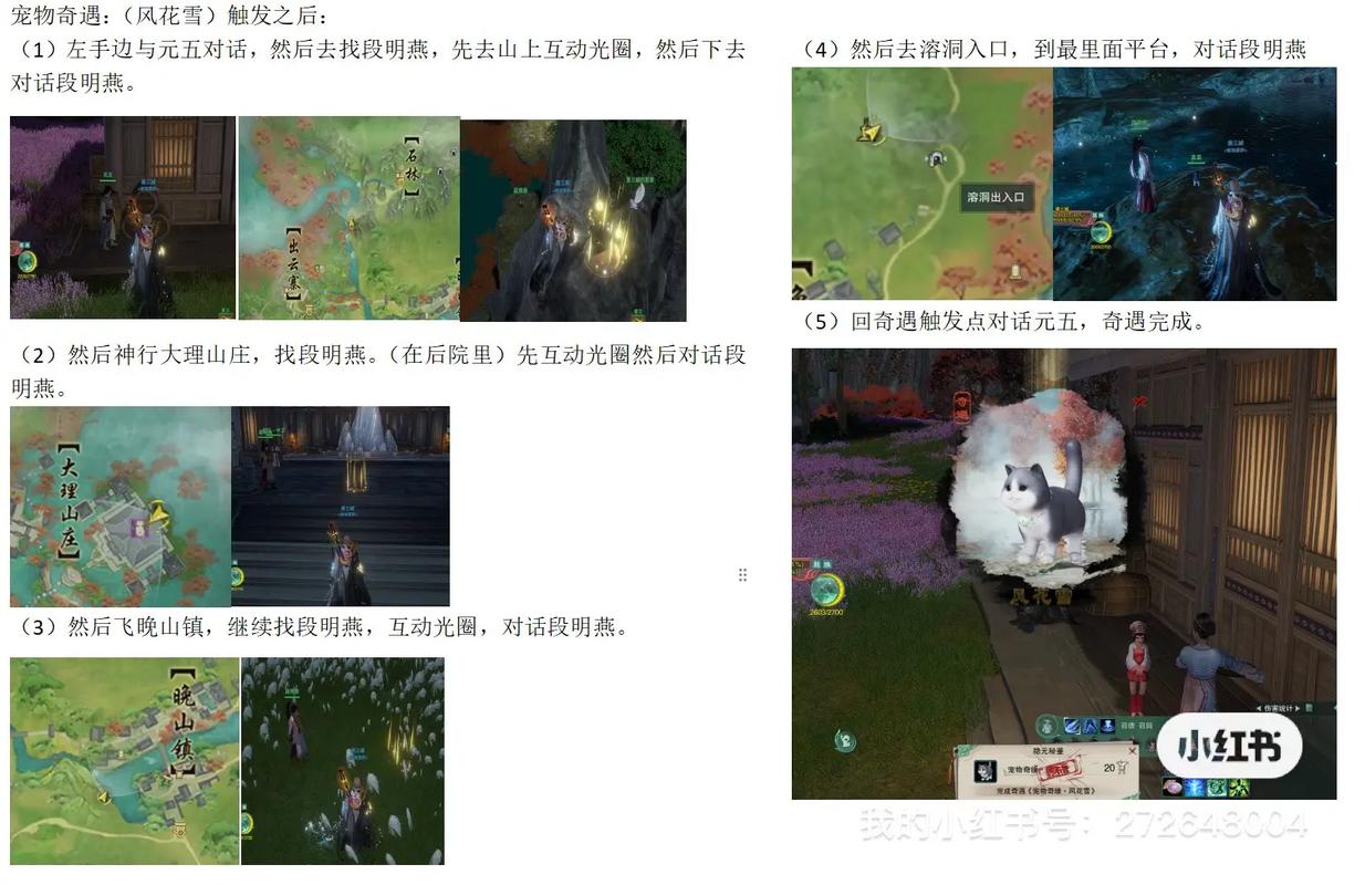 剑网3,破晓鸣宠物奇遇系统全面揭秘,探索武侠世界的萌宠奇缘