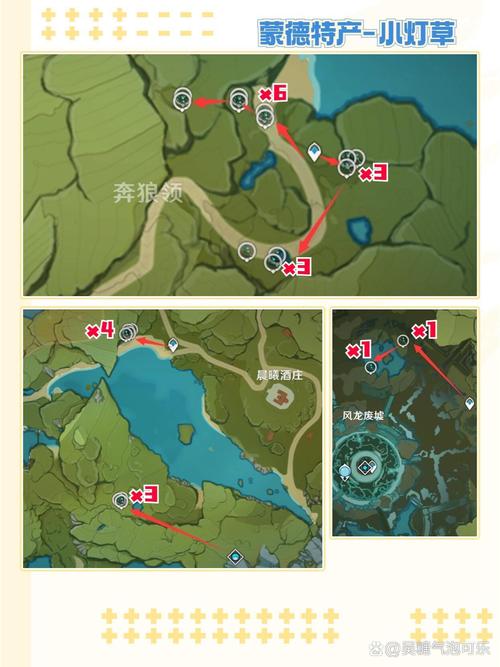 原神小灯草高效采集路线全攻略,秘境探秘与采集秘籍大公开,解锁隐藏玩法!