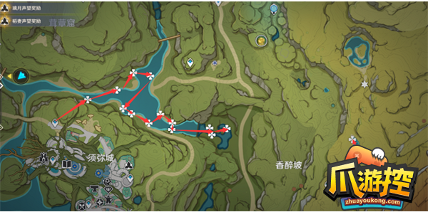 原神月莲采集路线全攻略,高效速采,解锁隐藏玩法!
