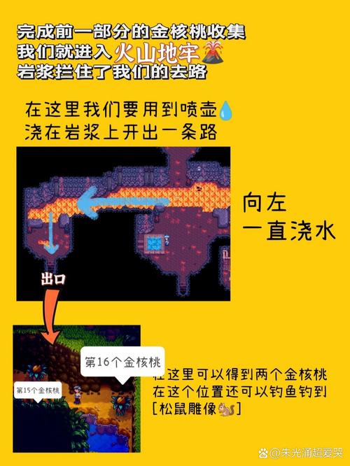 星露谷物语姜岛探险全攻略,核桃收集秘籍与趣味玩法大揭秘