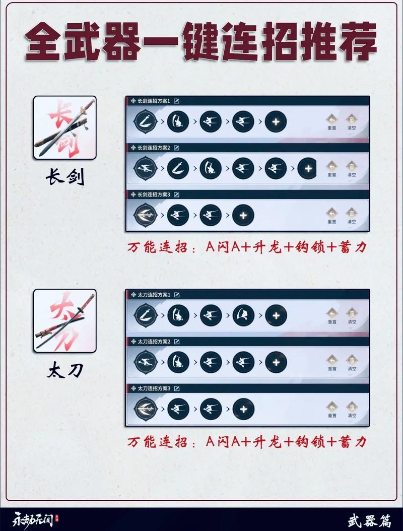 永劫无间手游全武器连招按键大揭秘,打造你的战斗艺术!