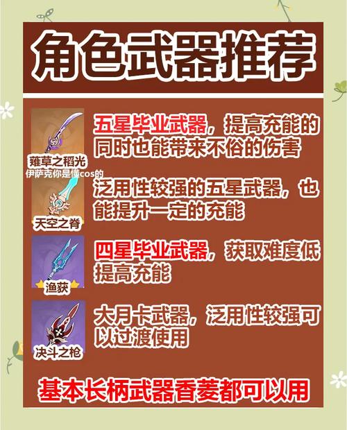 原神香菱武器选择全攻略,解锁枪神最强战斗力!