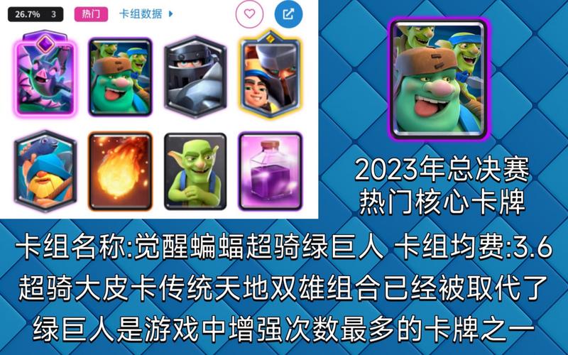 皇室战争A5上A6冲杯卡组全攻略,解锁胜利新姿势!