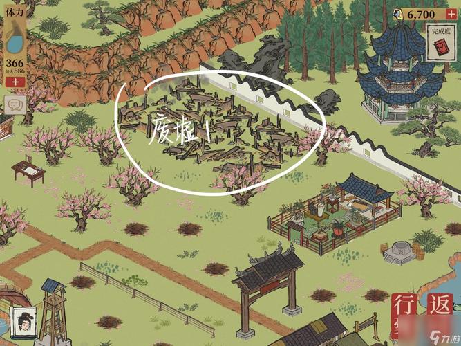 江南百景图手游桃花坞废墟清理与趣味玩法全揭秘
