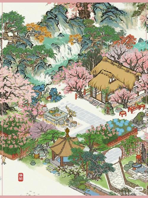 江南百景图手游桃花坞废墟清理与趣味玩法全揭秘