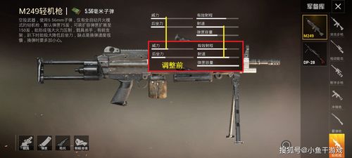 和平精英体验服M249调整详解及与正式服版本对比分析
