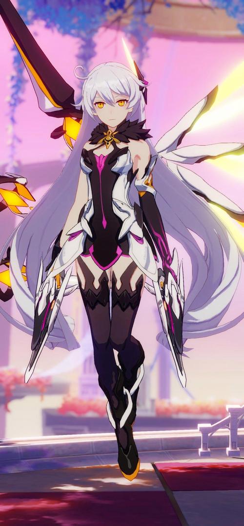 崩坏3rd角色深度解析,琪亚娜·领域装·白练,近战女武神的魅力与技能详解