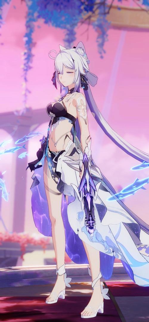 崩坏3rd角色深度解析,琪亚娜·领域装·白练,近战女武神的魅力与技能详解