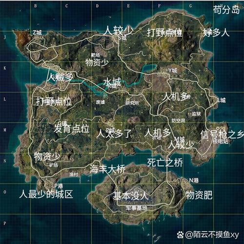 绝地求生海岛地图全面解析，广阔战场上的生存较量