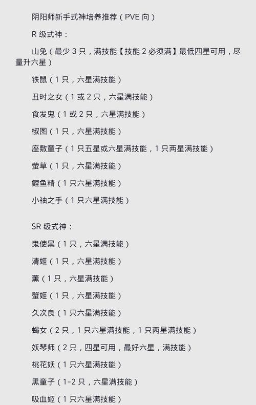 阴阳师深度探索，从式神养成到策略制胜的全面指南