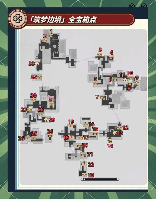 崩坏星穹铁道筑梦边境地图宝箱全攻略,详尽指南助你全收集,探索无限乐趣!