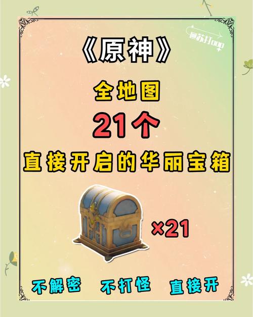 原神危危岛探险攻略，如何获取四个华丽宝箱？