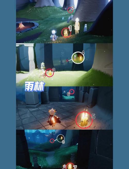 光遇季节蜡烛位置全攻略,解锁最新季节蜡烛分布奇趣探索之旅