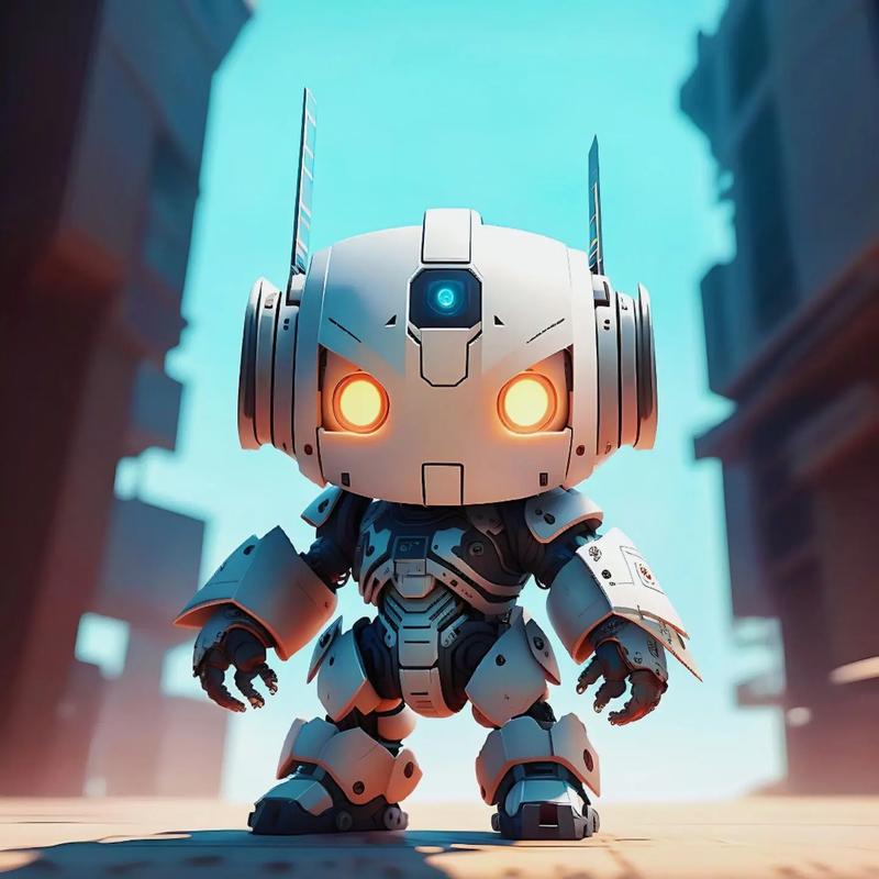 迷你世界打造会动的机器人,创意无限,机械梦想成真