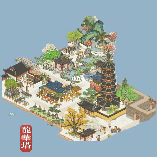 探秘江南百景图之松江府龙华塔的神秘力量