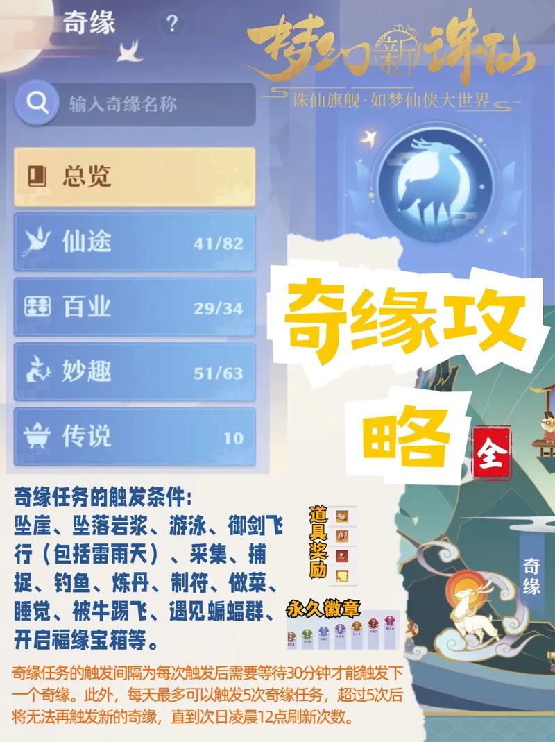 梦幻新诛仙奇缘任务触发大全及隐藏剧情解锁秘籍,探索仙侠世界的无限可能