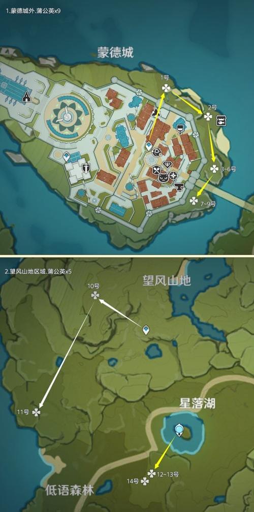 原神优菈蒲公英籽收集全攻略,探索蒙德,解锁趣味采集路线
