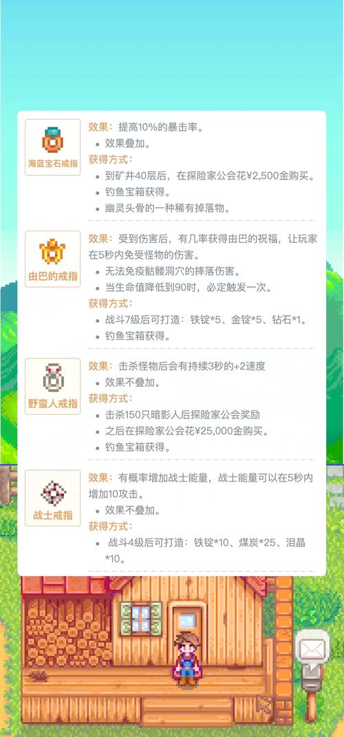星露谷物语哪个戒指好?最强戒指选择推荐及趣味玩法解析