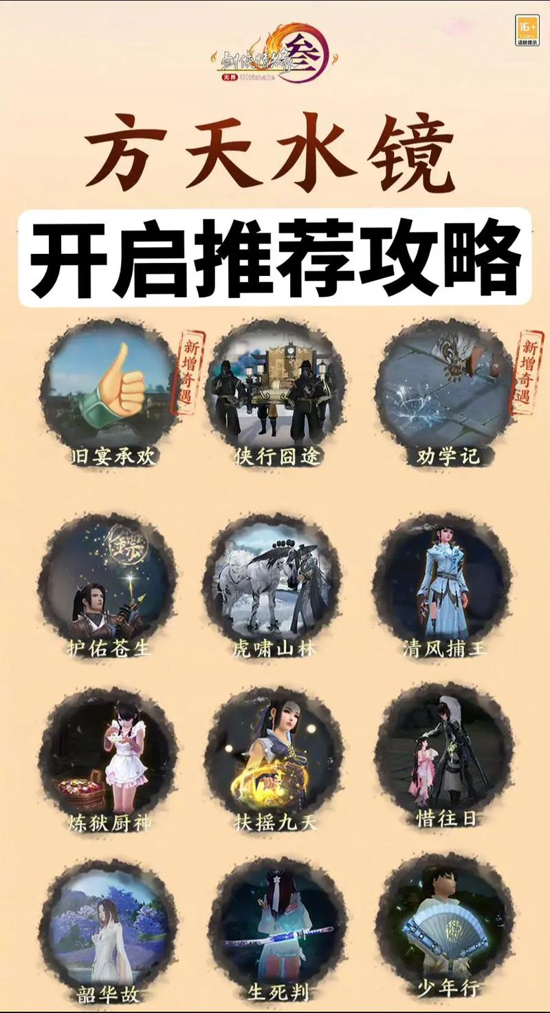 剑网三奇遇之旅，探索你的专属江湖奇缘