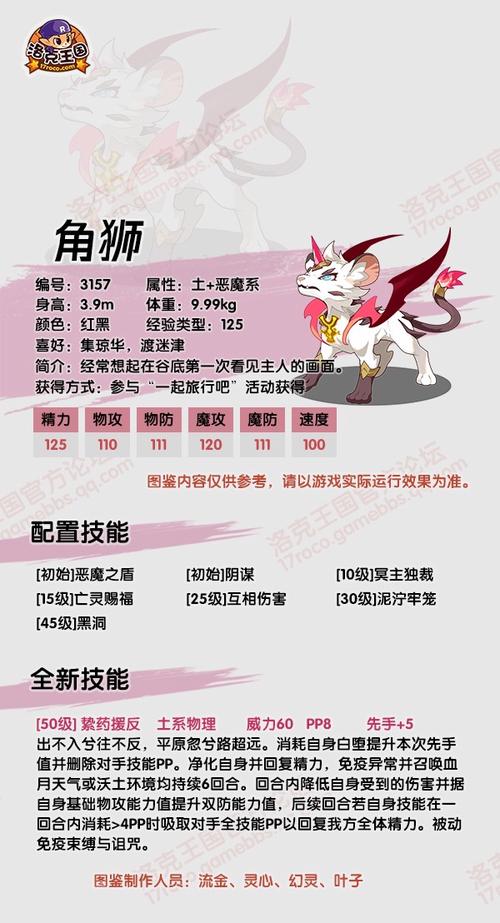 洛克王国全面解析，萌之王者技能搭配秘籍，助你征服奇幻冒险之旅！