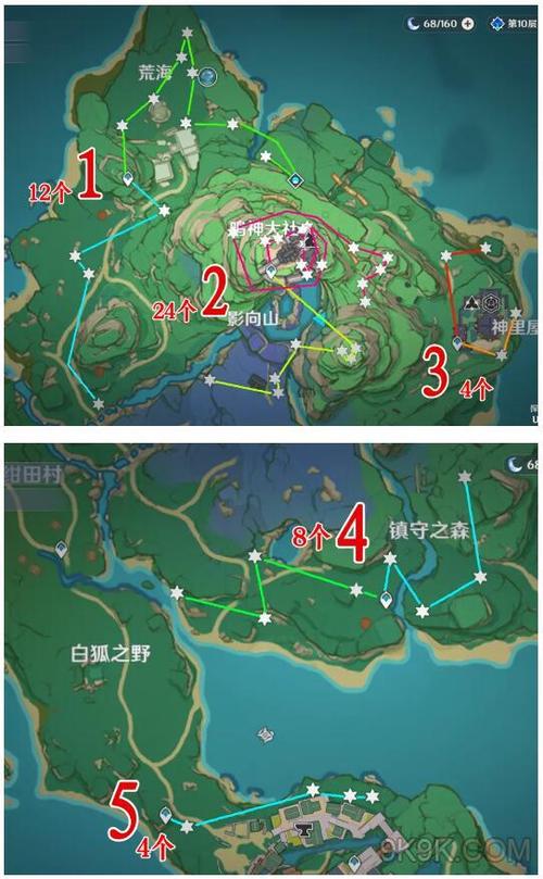 原神绯樱绣球全点位采集路线及趣味玩法分享