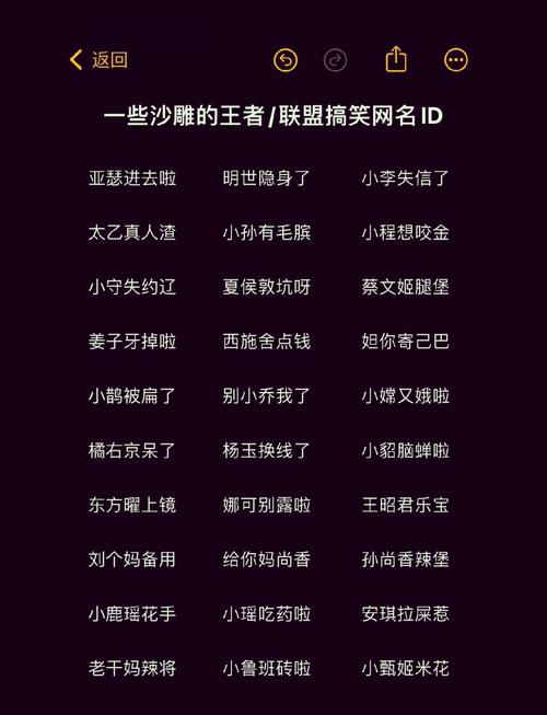 王者荣耀沙雕名字大盘点，解锁游戏新乐趣！