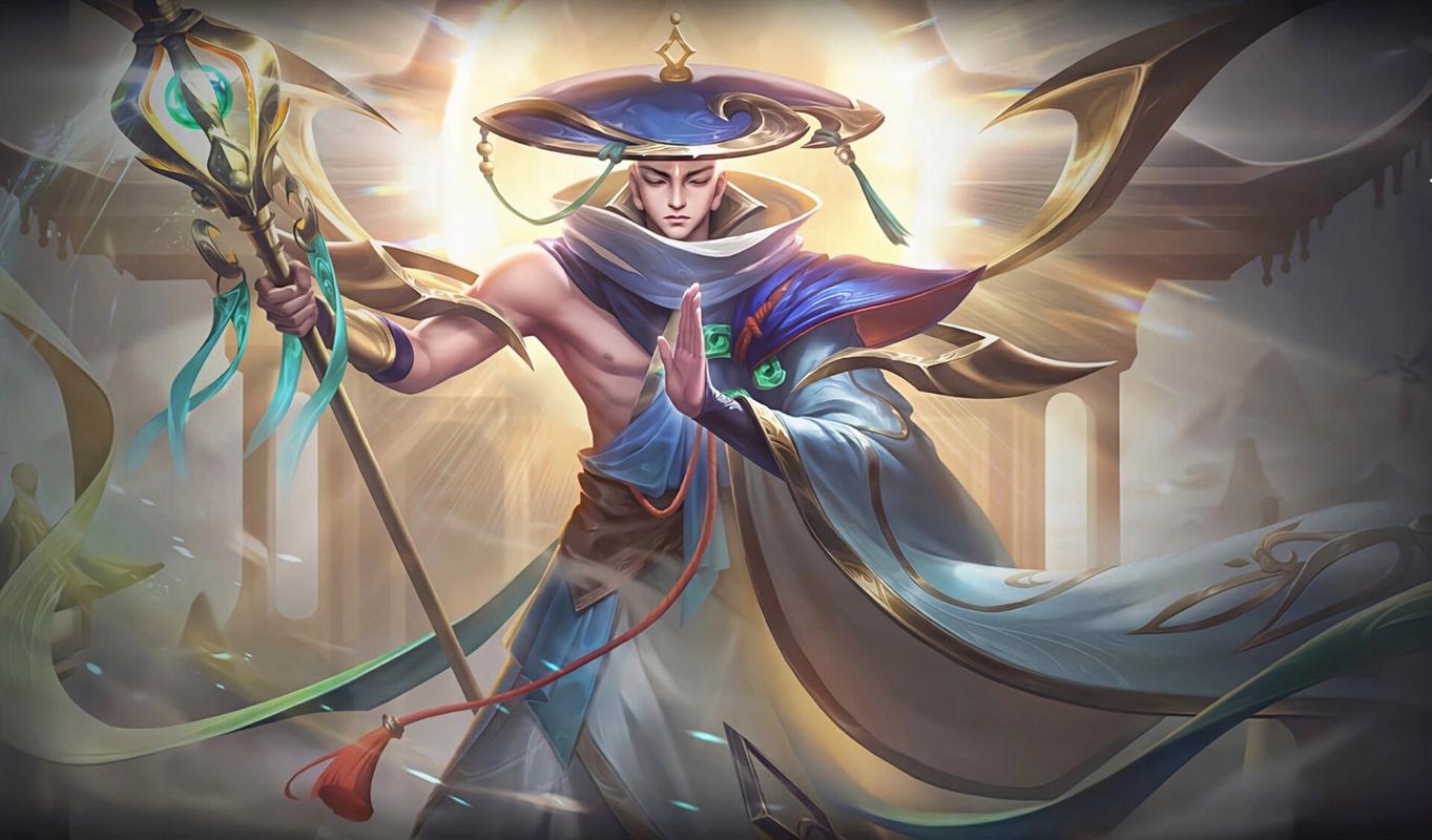 王者荣耀新英雄唐三藏技能特效揭秘,西行之旅,战意盎然!