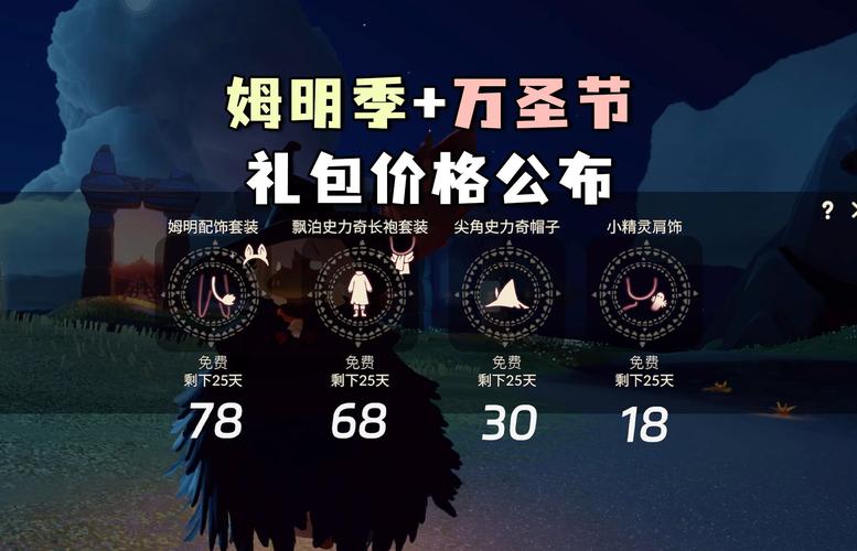 光遇万圣节礼包震撼返场,探索诡秘暗夜的魔法之旅