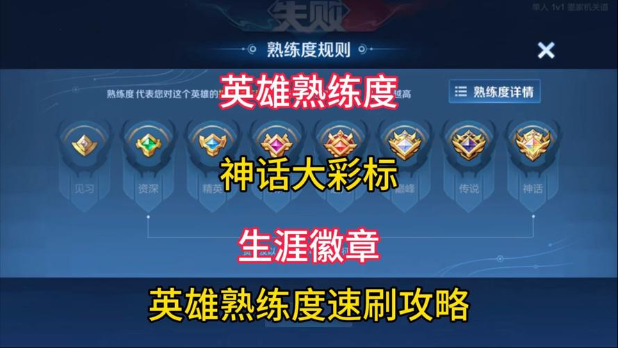 王者荣耀英雄熟练度速刷攻略与趣味玩法揭秘