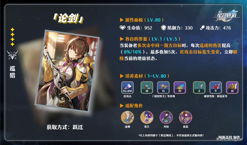 崩坏星穹铁道论剑玩法适合角色深度解读与趣味玩法揭秘