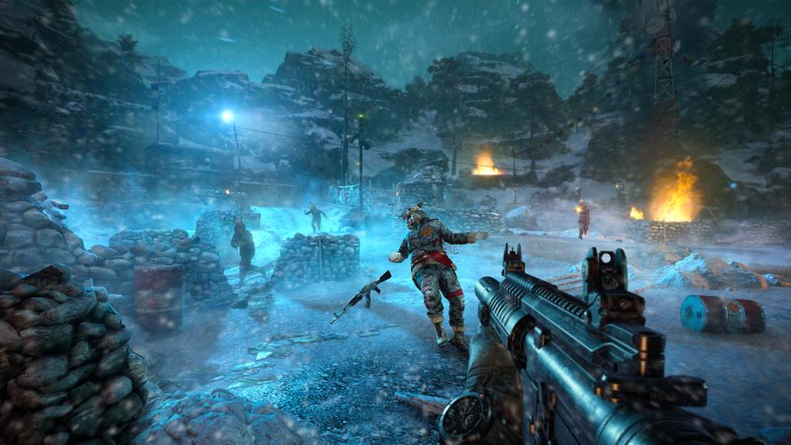 孤岛惊魂4雪人谷DLC,冰原上的生死较量,你准备好了吗?